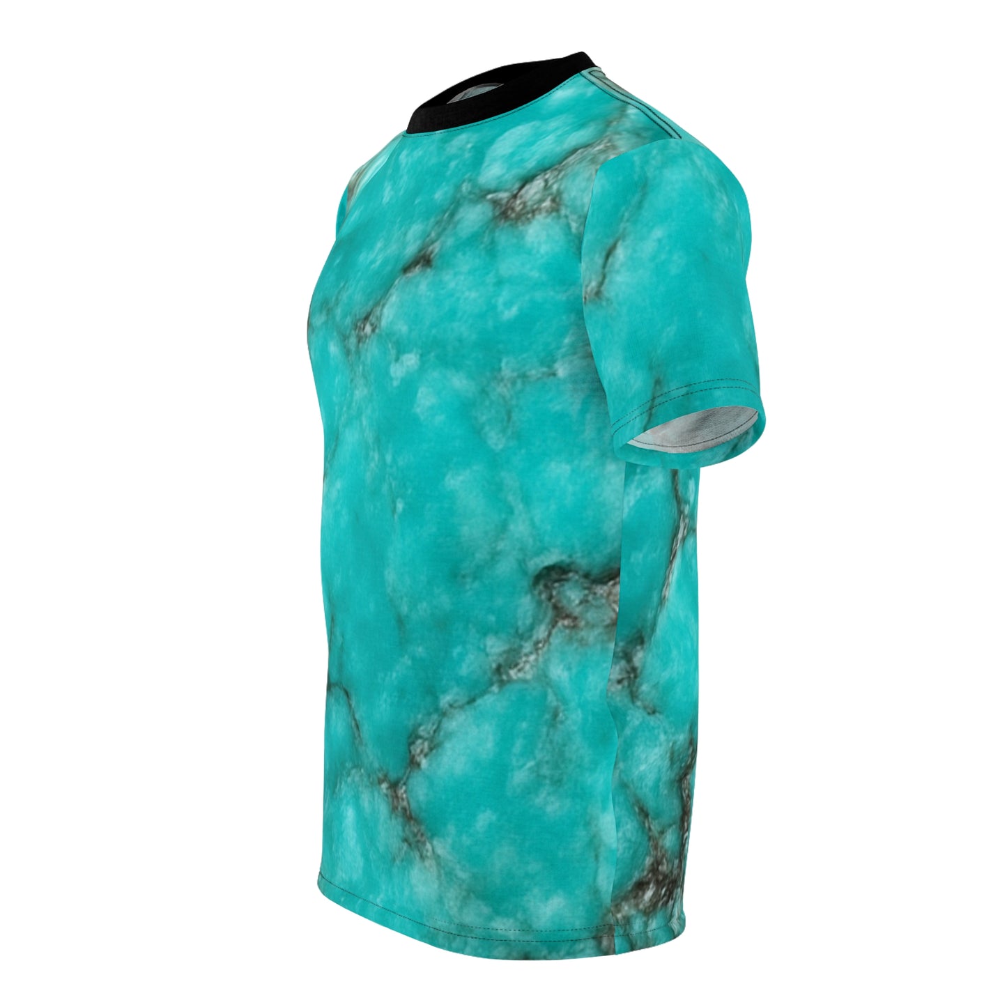 Tee Turquoise Graphic - Communication, Protection, Peace