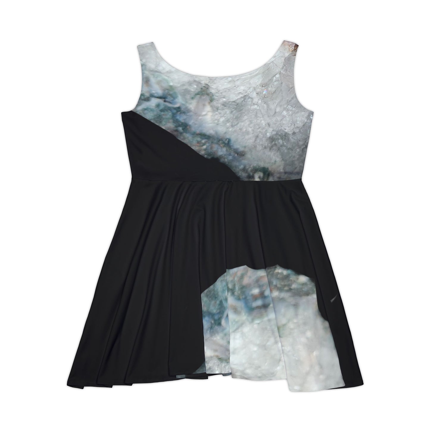 Amethyst Skater Dress Black II - Peace, Courage, Stability