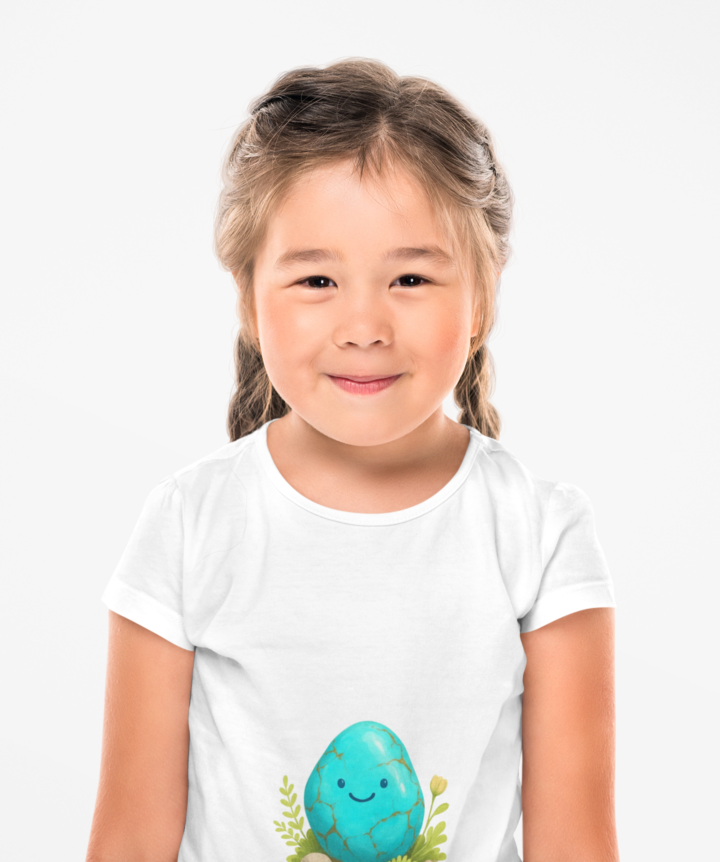 December Turquoise Toddler Tee - Peace, Protection, Luck