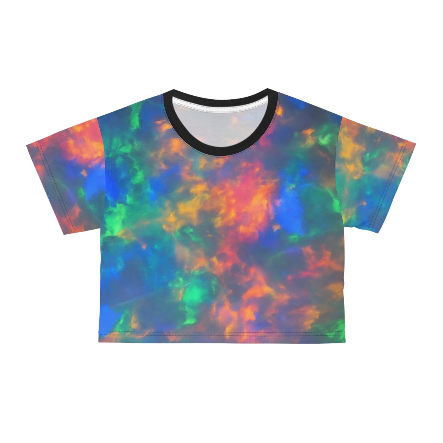 Crop Tee Opal Natural — Creativity, Hope, Inspiration