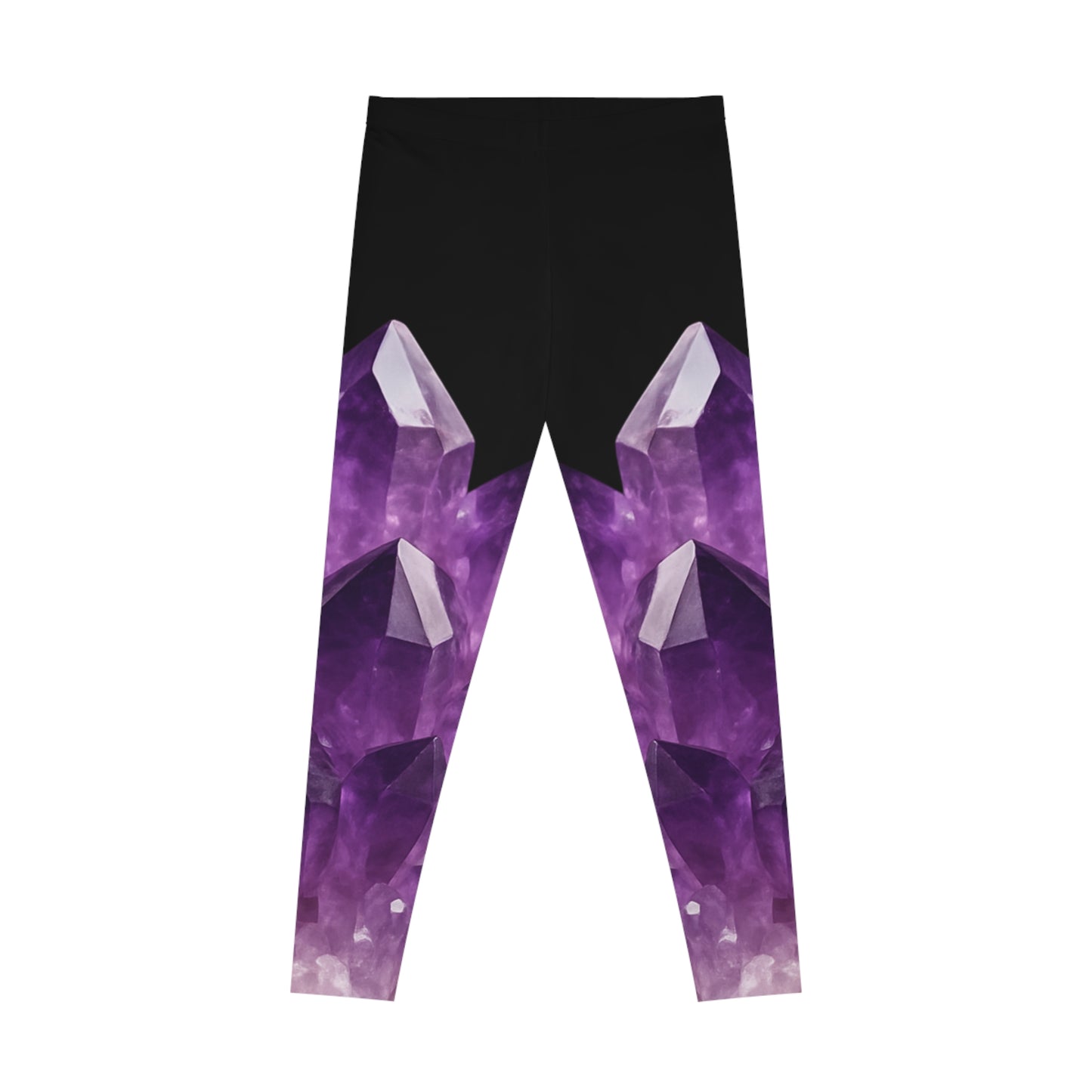 Amethyst Soft Stretchy Leggings -  Calm, Clarity, Protection