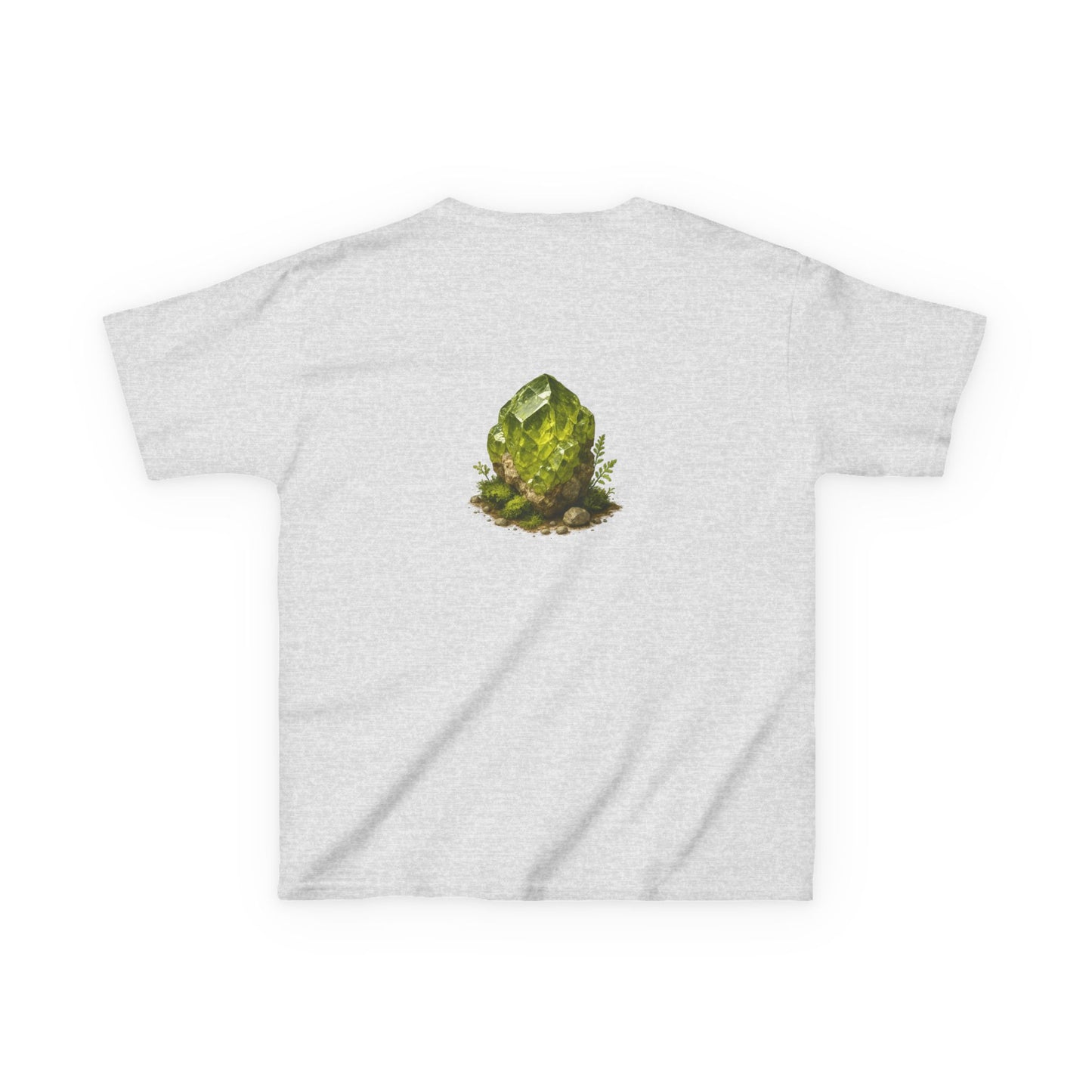 August Peridot Kids Heavy Tee - Growth, Renewal, Positivity