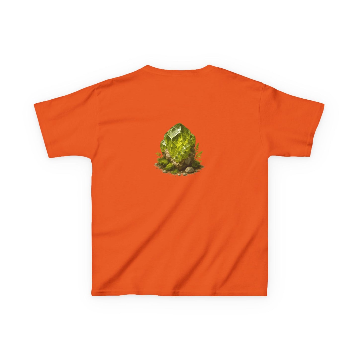 August Peridot Kids Heavy Tee - Growth, Renewal, Positivity