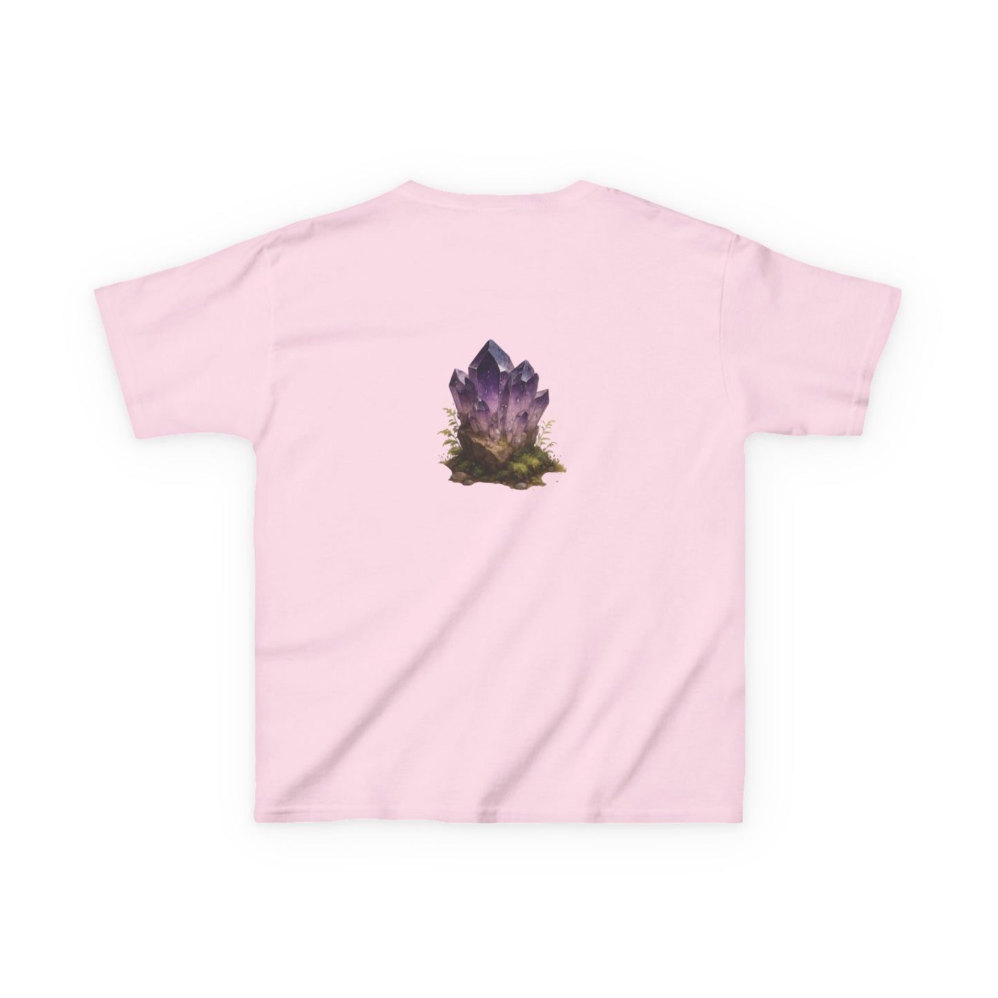 February Amethyst Kids Heavy Tee — Sincerity, Faith, Loyalty