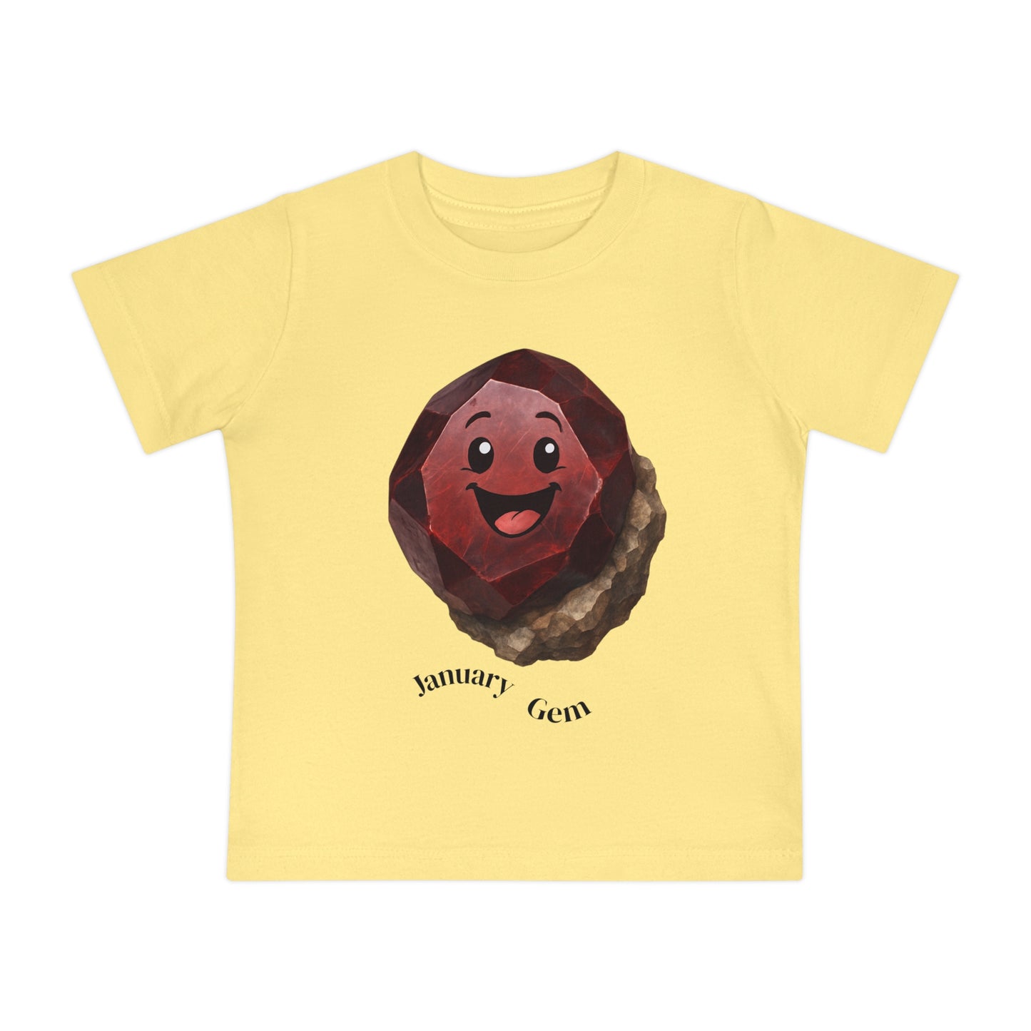 Baby January Birthstone Garnet Tee - Sincerity, Faith, Loyalty