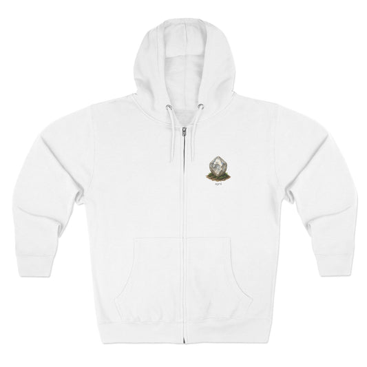 April Diamond Zip Hoodie - Love, Strength, Unity