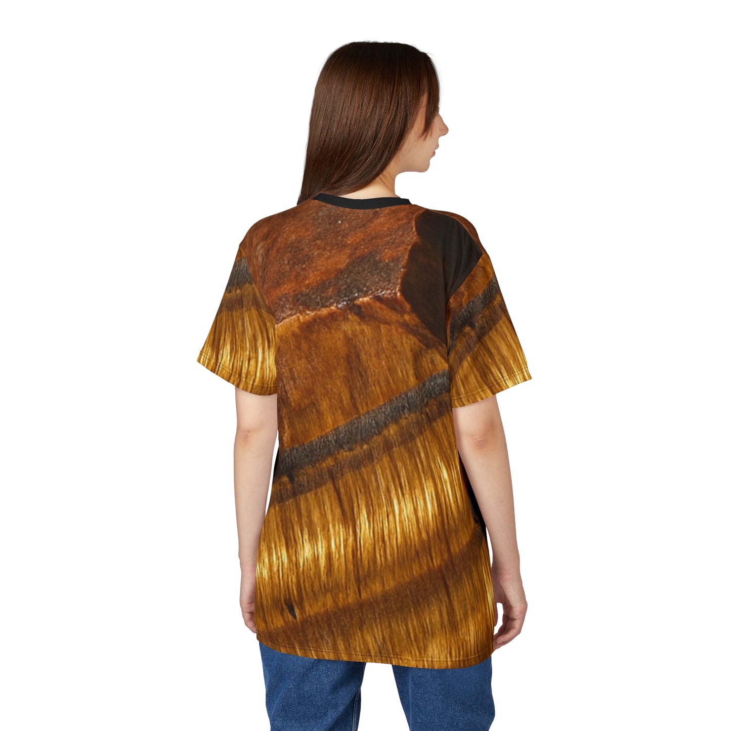 Tee Tigers Eye Natural Graphic - Confidence, Grounding, Emotional Stability