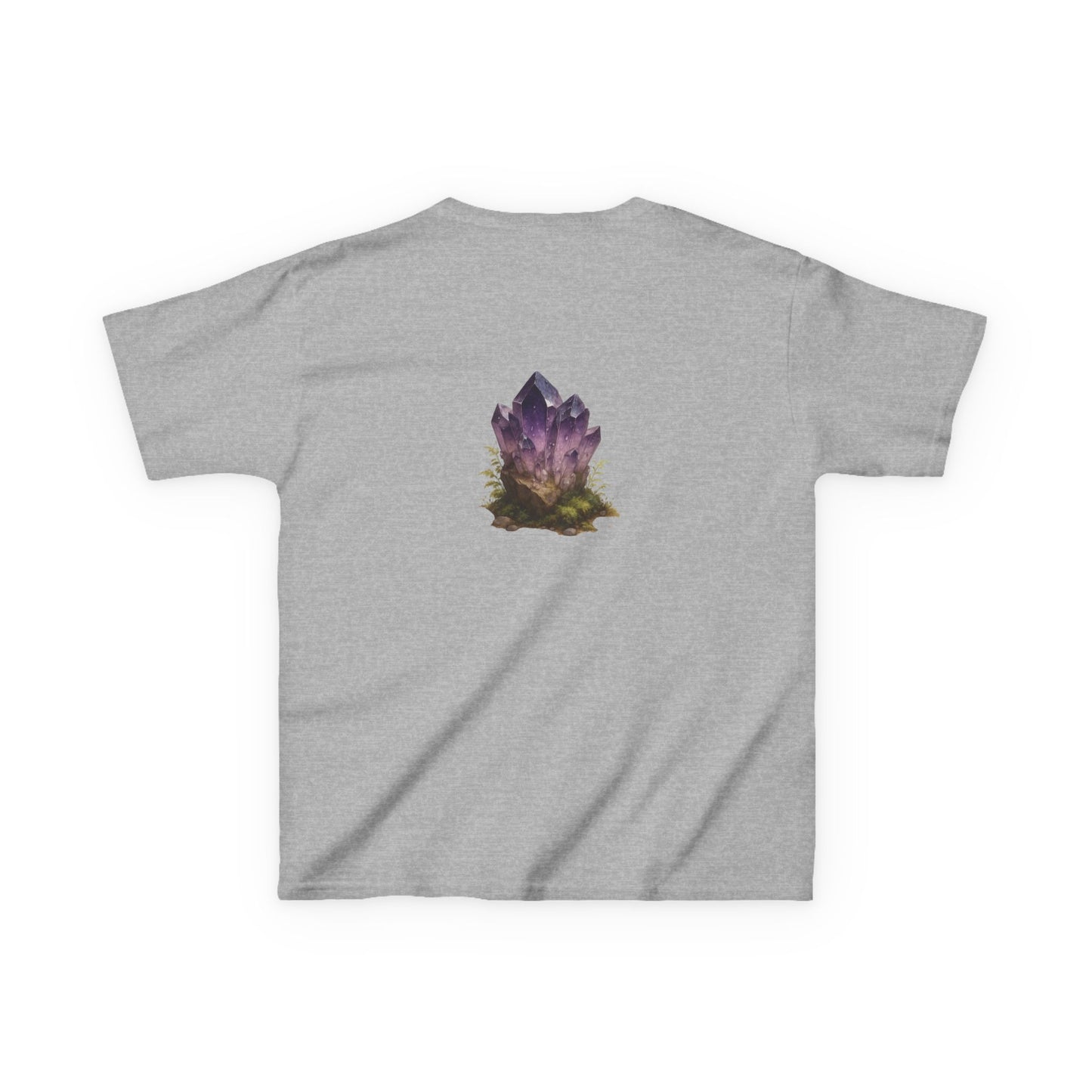 February Amethyst Kids Heavy Tee — Sincerity, Faith, Loyalty