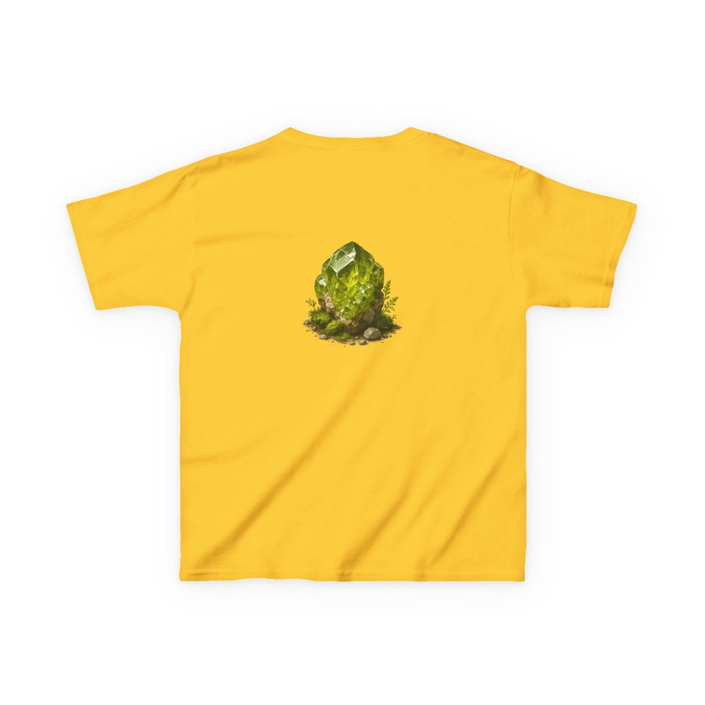 August Peridot Kids Heavy Tee - Growth, Renewal, Positivity
