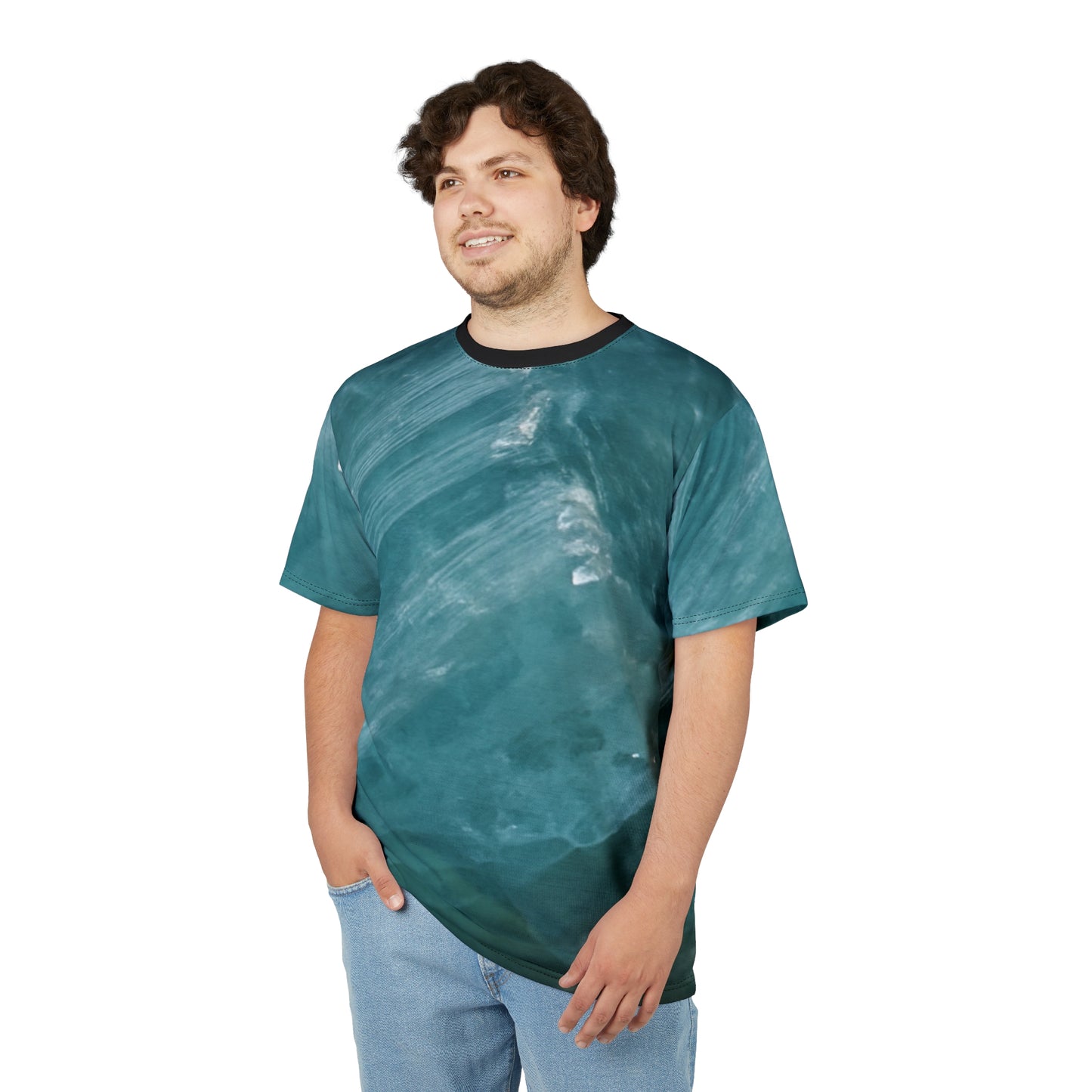 Tee Aquamarine Graphic - Serenity, Clear Communication, Trust