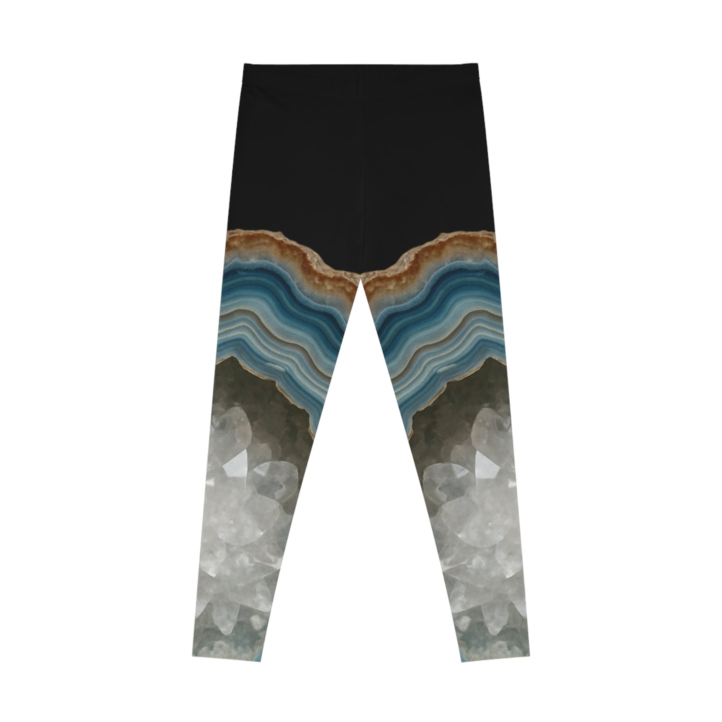 Crystal Agate Soft Stretchy Leggings - Trendy Yoga, Lounge Wear