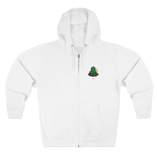 May Emerald Zip Hoodie - Balance, Harmony, Healing