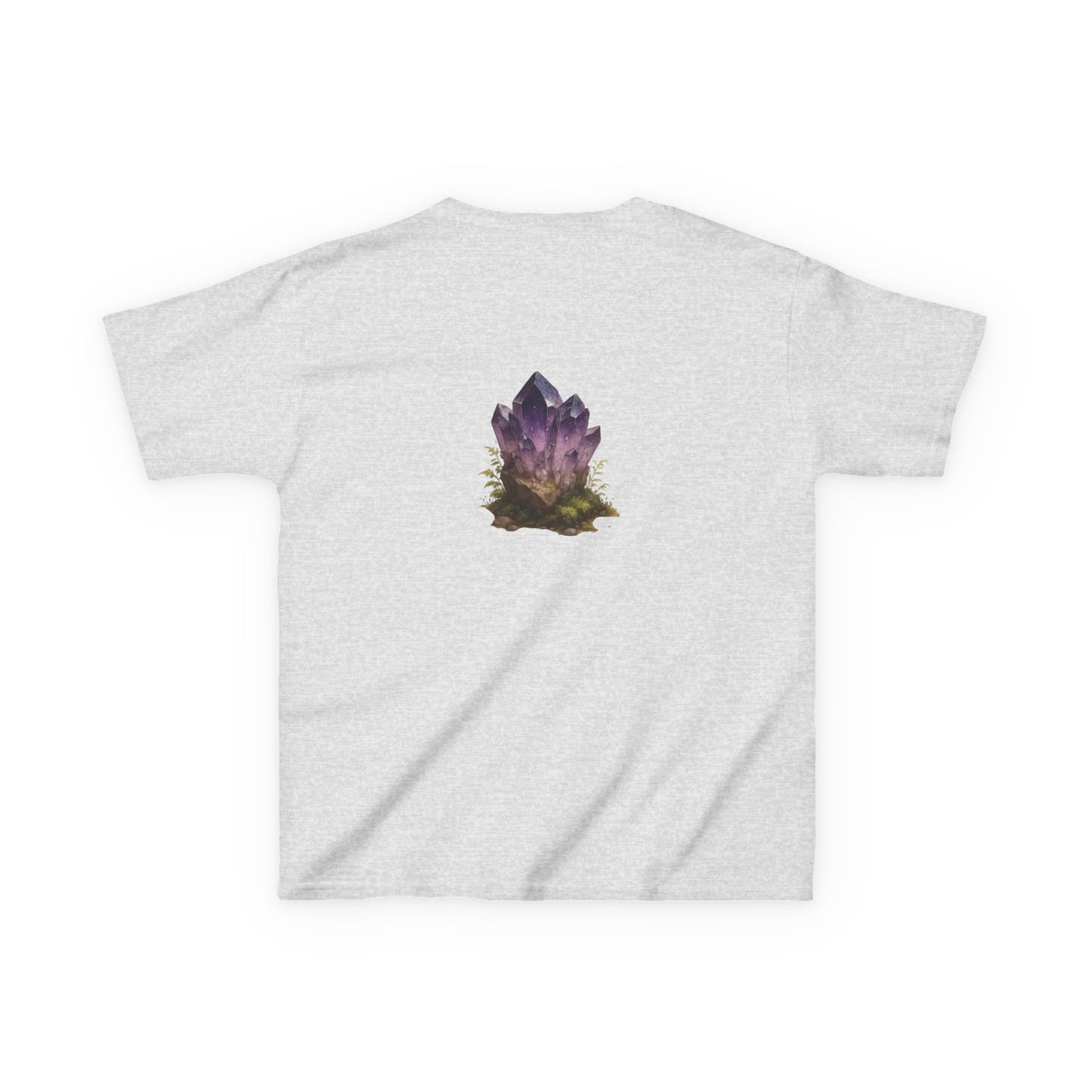 February Amethyst Kids Heavy Tee — Sincerity, Faith, Loyalty