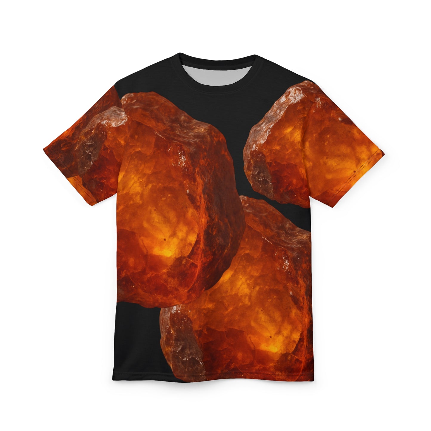 Tee Fossilized Resin Amber Graphic - Healing, Comfort, Warmth