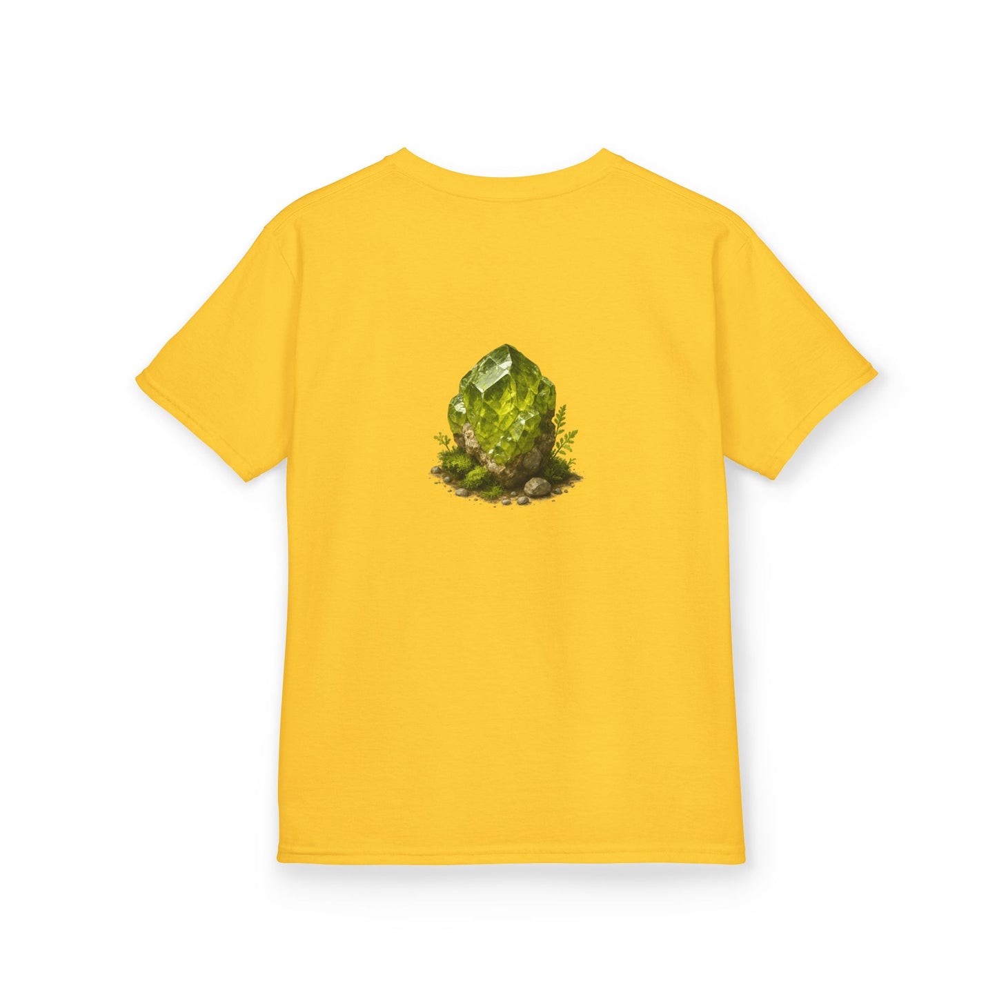 August Peridot Kids Heavy Tee - Growth, Renewal, Positivity