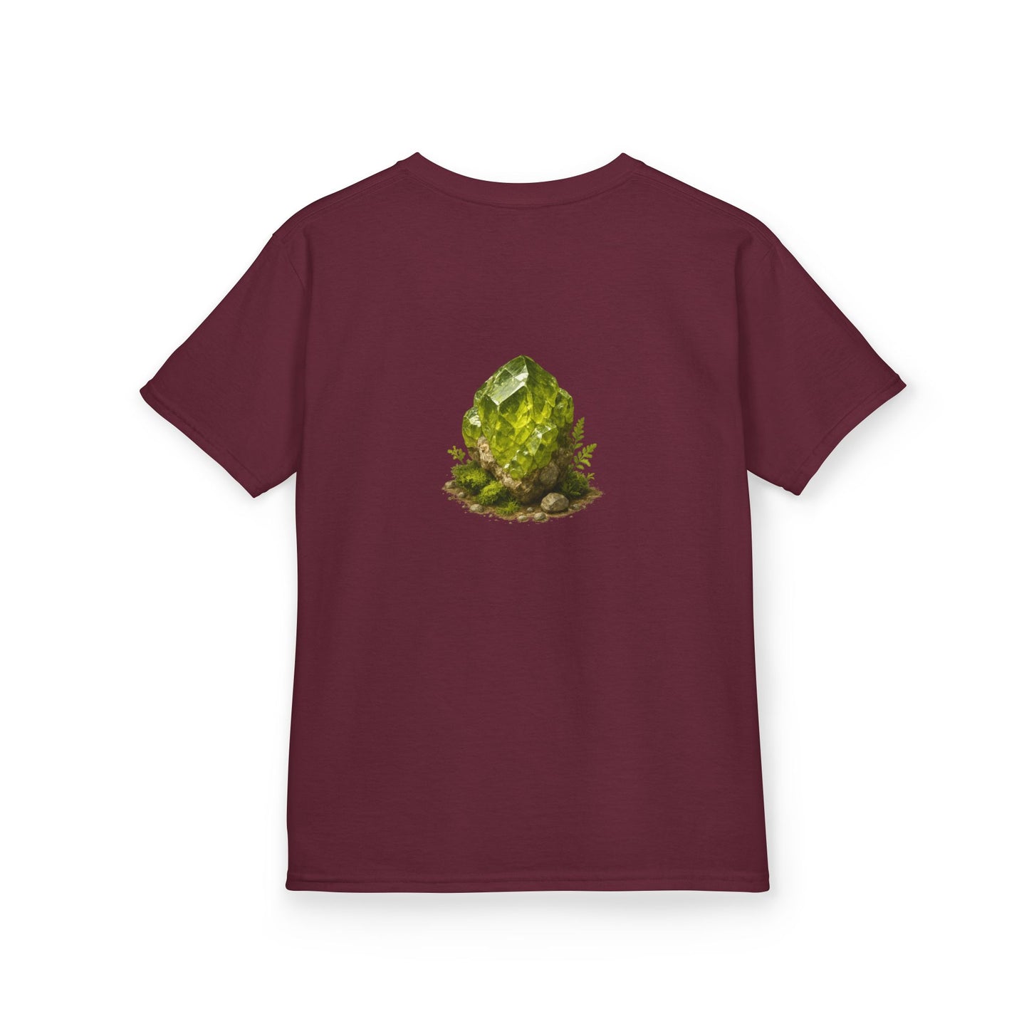 August Peridot Kids Heavy Tee - Growth, Renewal, Positivity