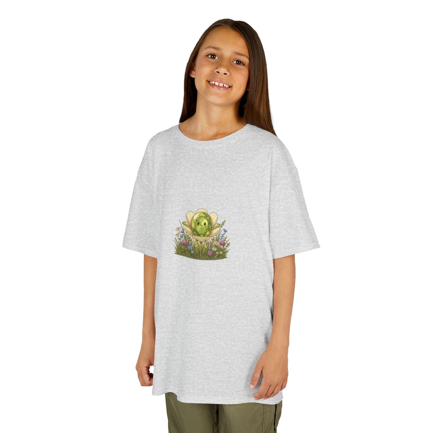 August Peridot Kids Heavy Tee - Growth, Renewal, Positivity