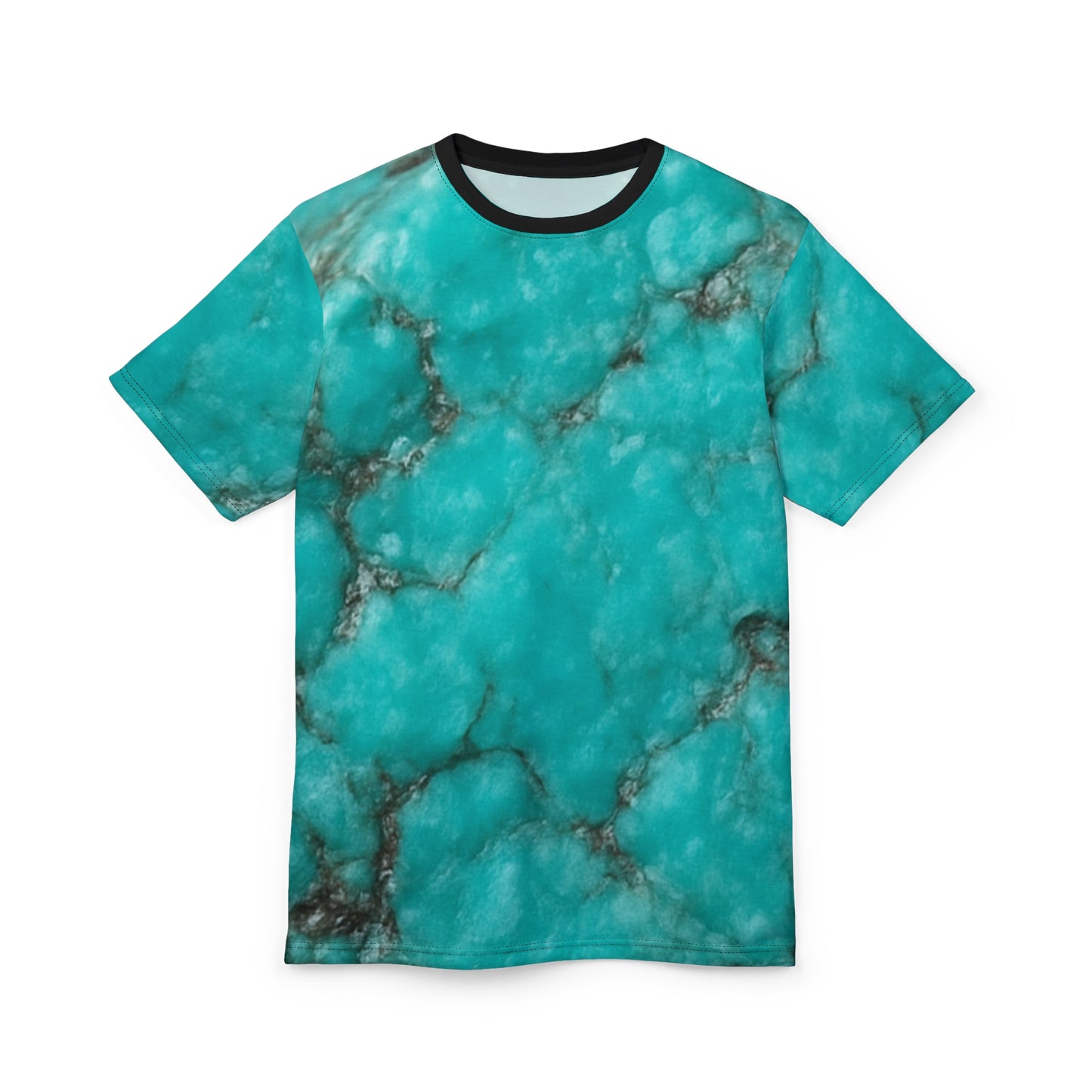 Tee Turquoise Graphic - Communication, Protection, Peace