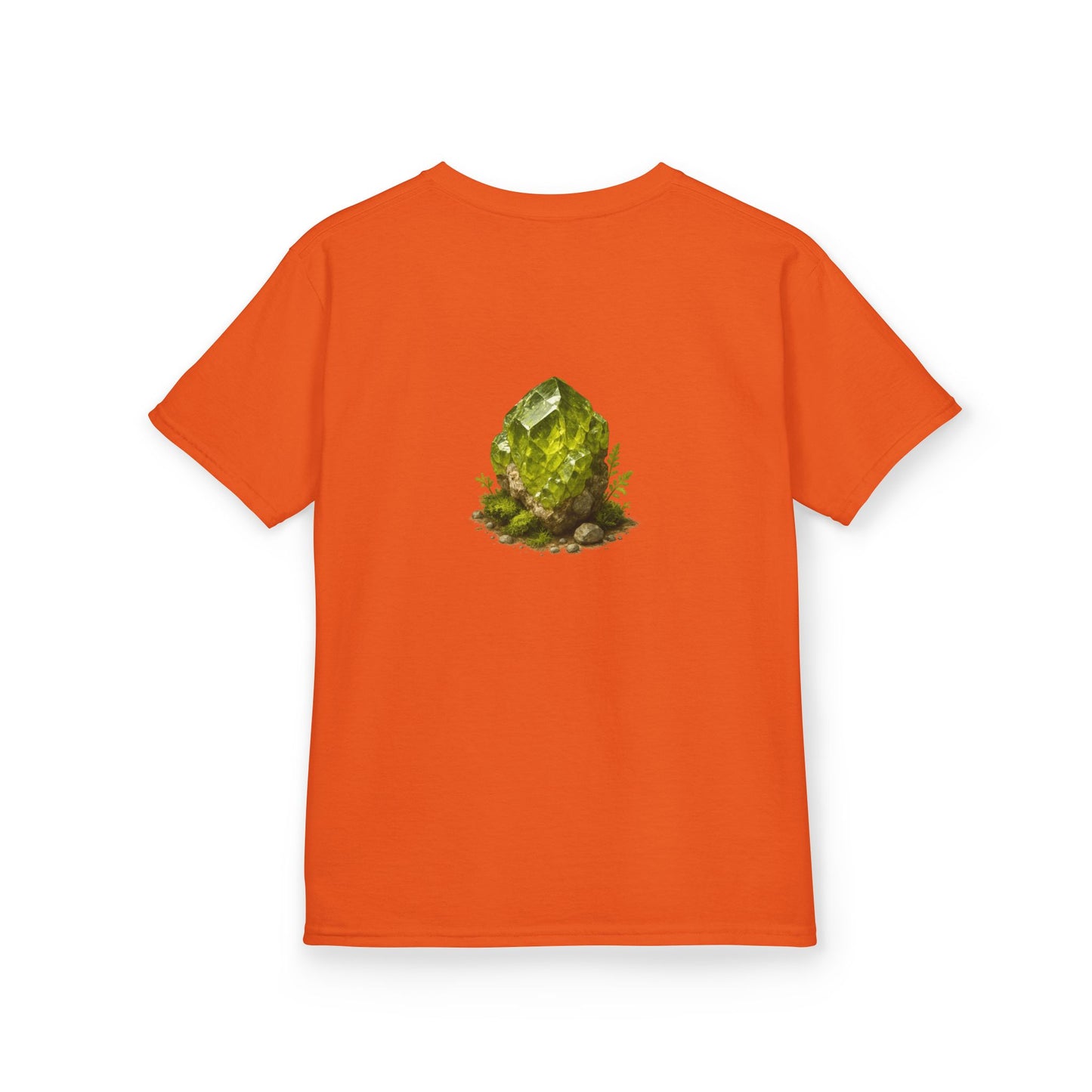 August Peridot Kids Heavy Tee - Growth, Renewal, Positivity