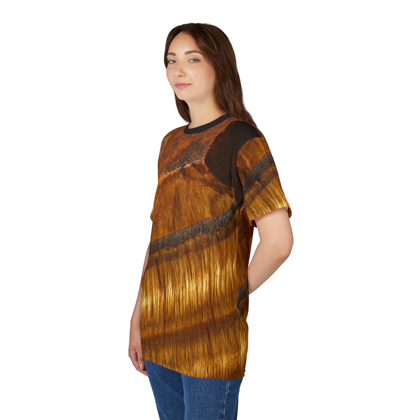 Tee Tigers Eye Natural Graphic - Confidence, Grounding, Emotional Stability
