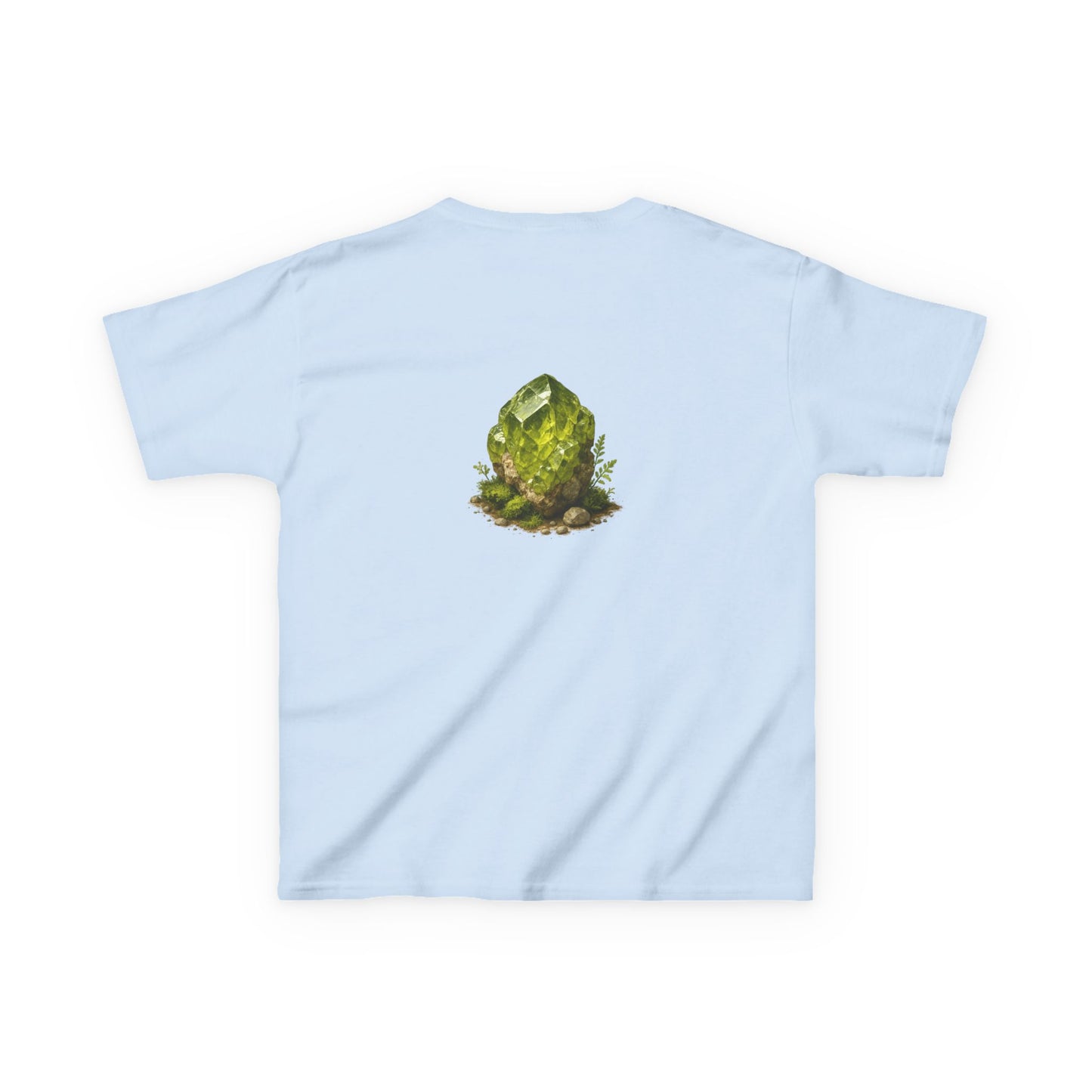 August Peridot Kids Heavy Tee - Growth, Renewal, Positivity