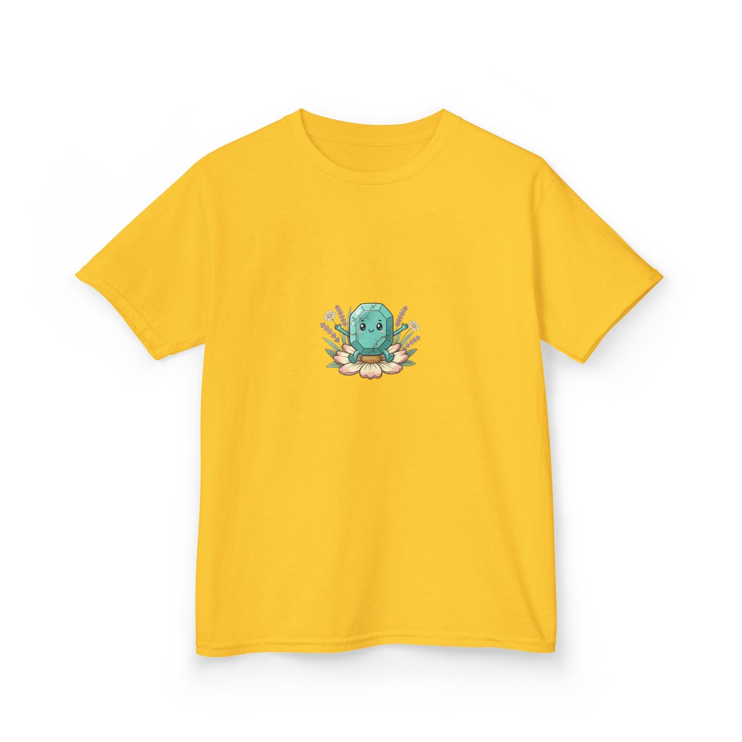 December Turquoise Kids Heavy Tee - Peace, Protection, Luck