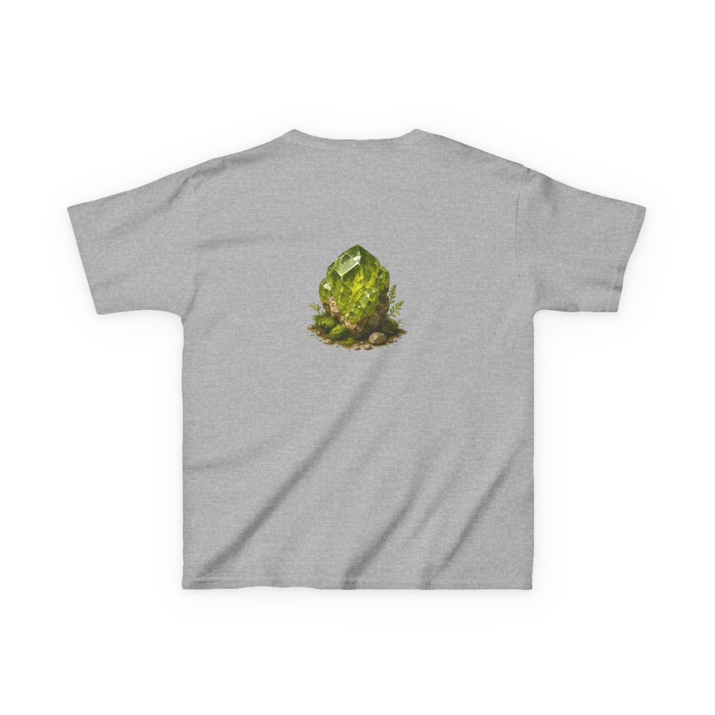 August Peridot Kids Heavy Tee - Growth, Renewal, Positivity
