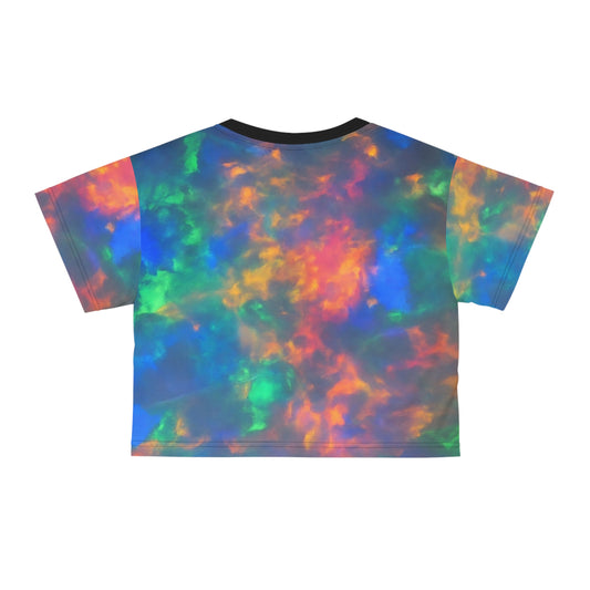Crop Tee Opal Natural — Creativity, Hope, Inspiration