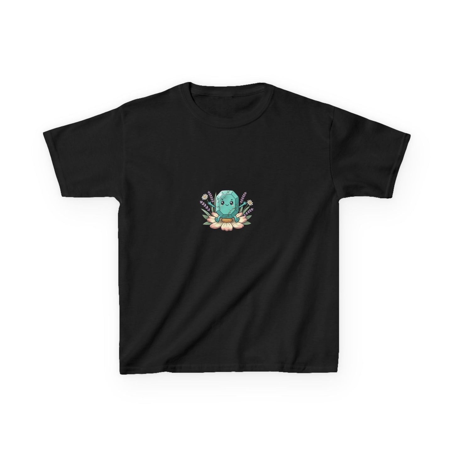 December Turquoise Kids Heavy Tee - Peace, Protection, Luck