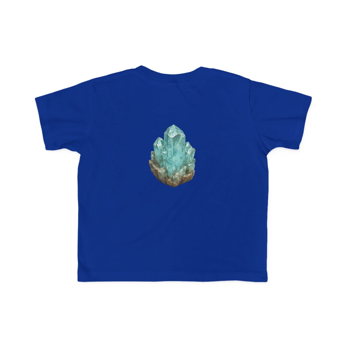 March Aquamarine Toddler Tee — Sincerity, Faith, Loyalty