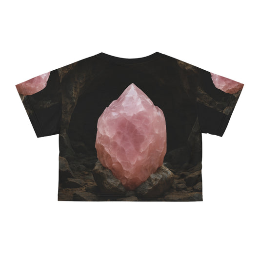Crop Tee Rose Quartz - Sincerity, Faith, Loyalty
