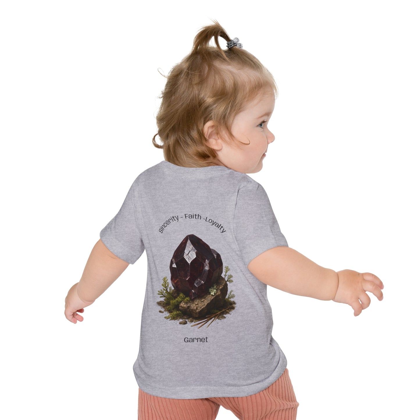 Baby January Birthstone Garnet Tee - Sincerity, Faith, Loyalty