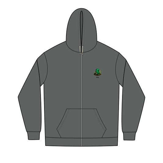 May Emerald Fleece Zip Hoodie - Balance, Harmony, Healing