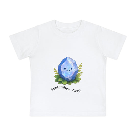 Baby September Birthstone Sapphire Tee - Wisdom, Focus, Truth