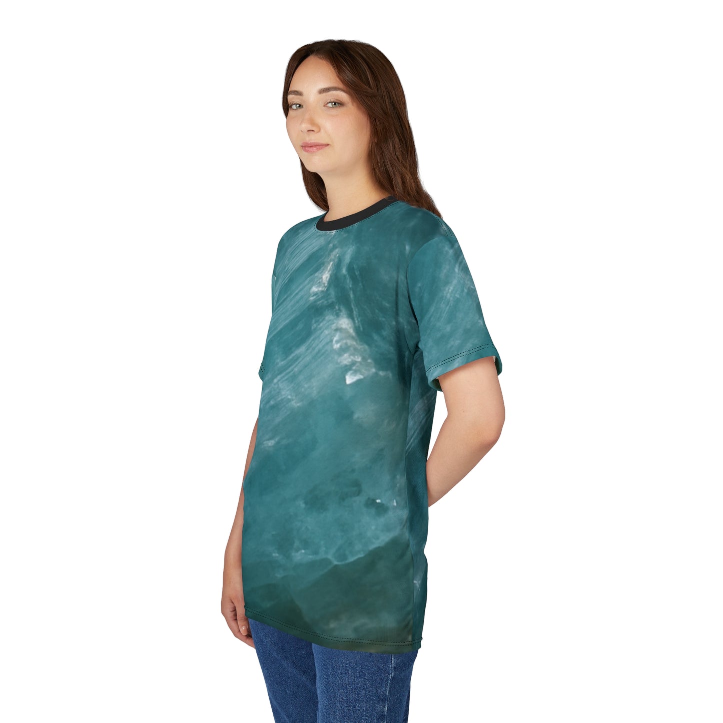 Tee Aquamarine Graphic - Serenity, Clear Communication, Trust