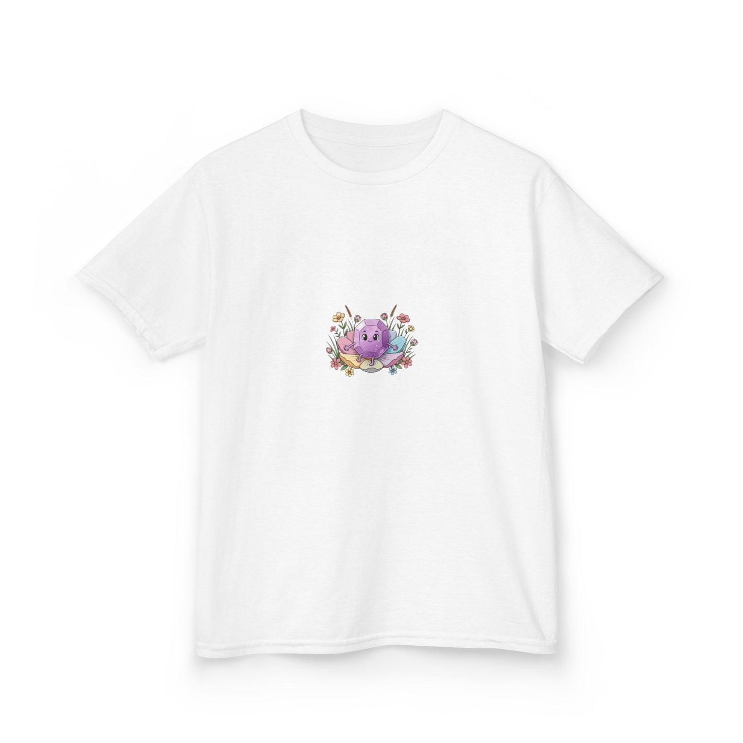 February Amethyst Kids Heavy Tee — Sincerity, Faith, Loyalty