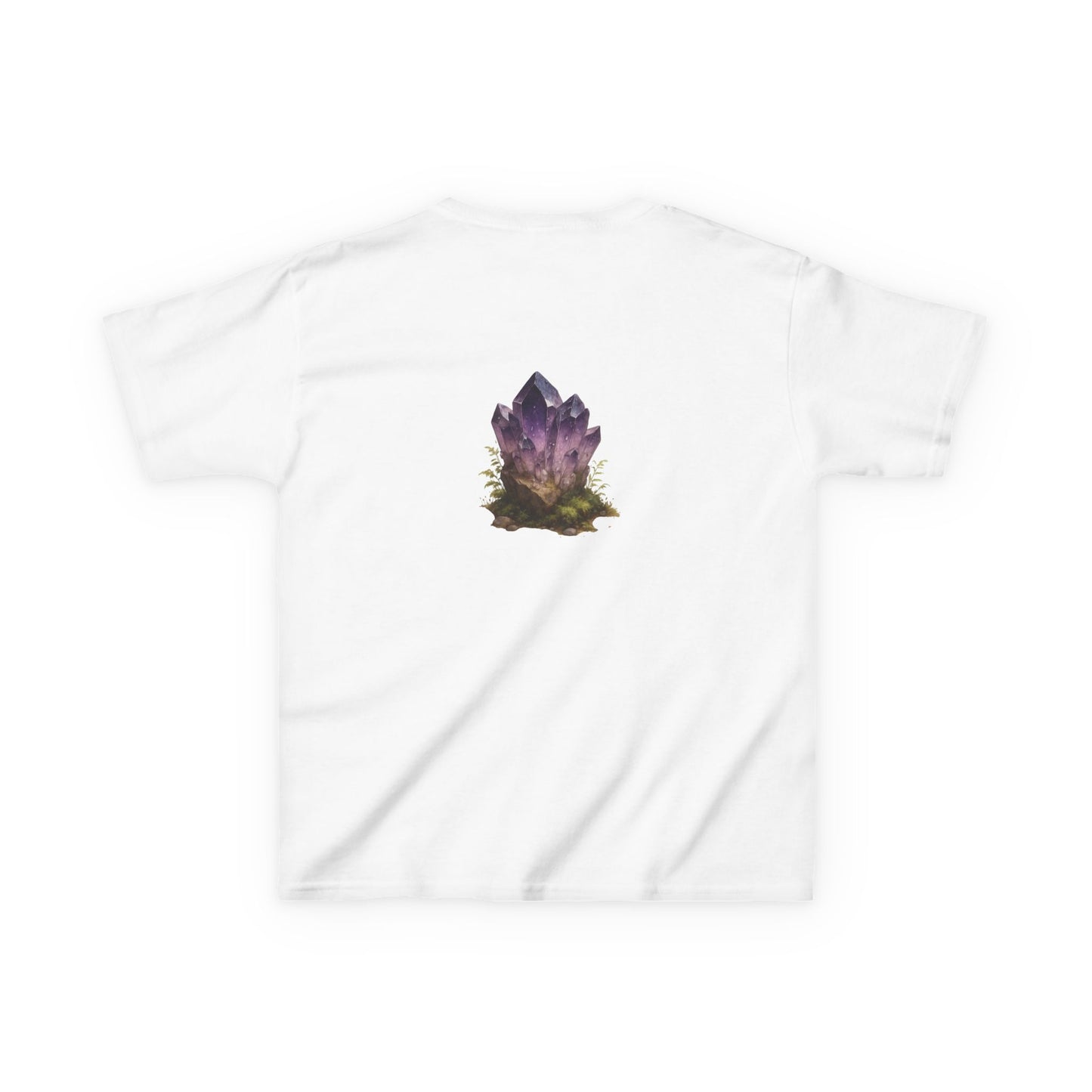 February Amethyst Kids Heavy Tee — Sincerity, Faith, Loyalty