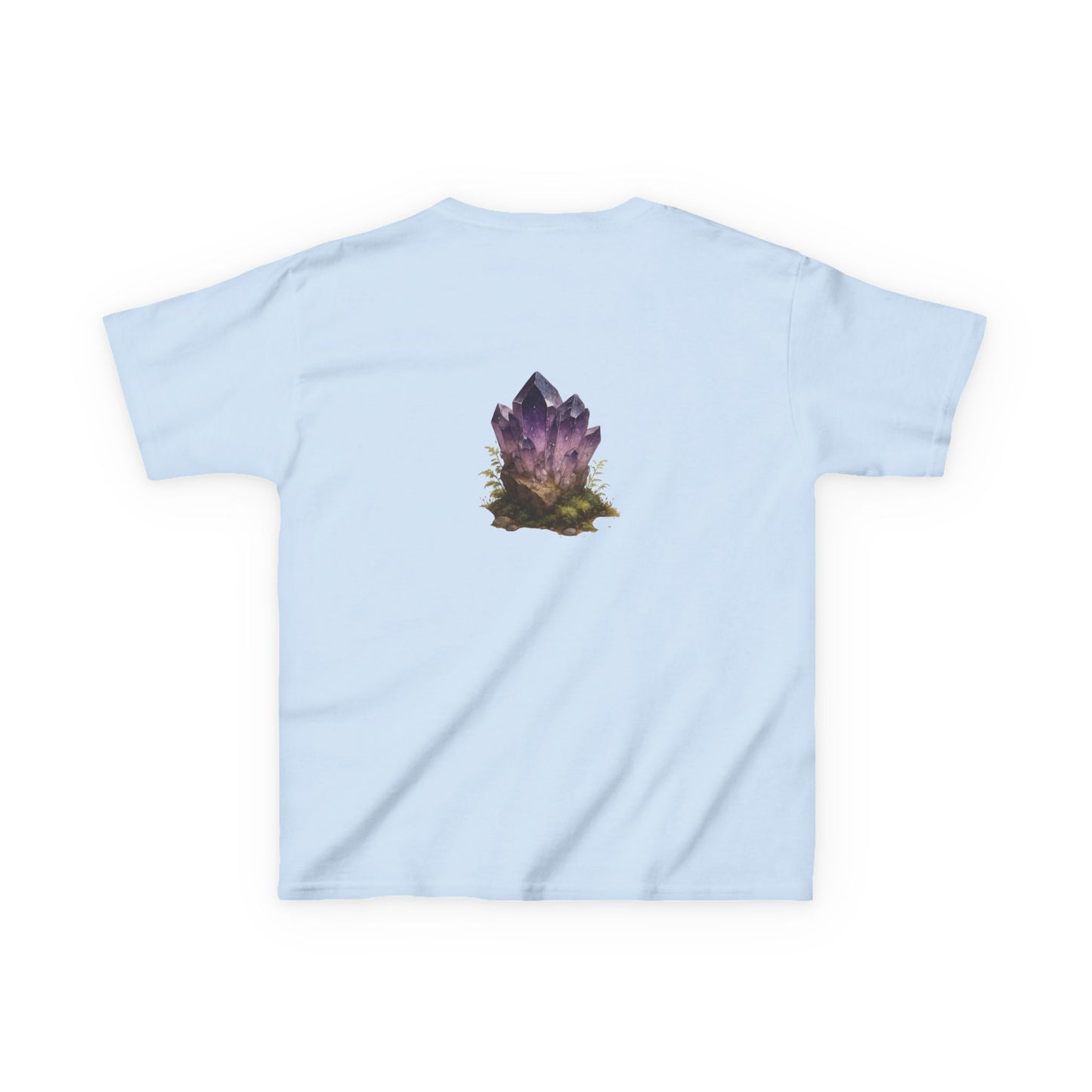 February Amethyst Kids Heavy Tee — Sincerity, Faith, Loyalty