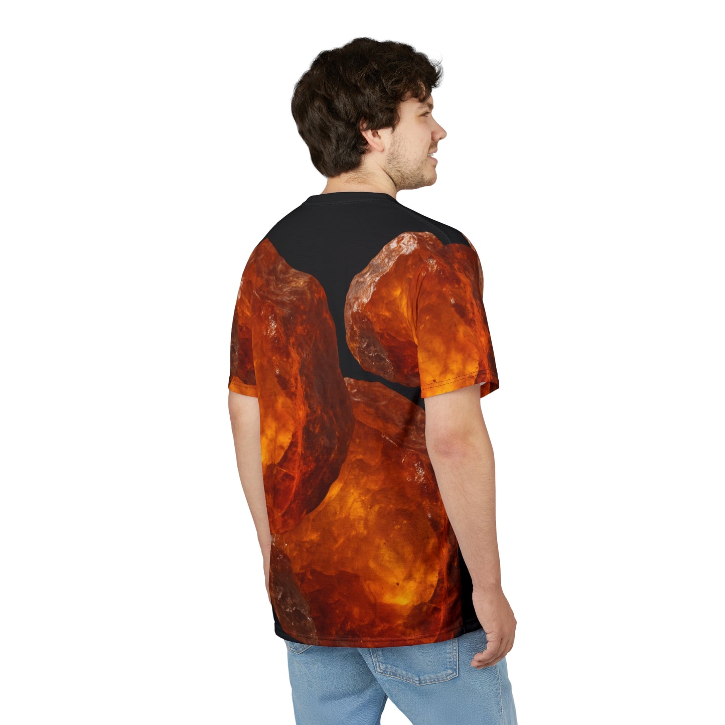 Tee Fossilized Resin Amber Graphic - Healing, Comfort, Warmth