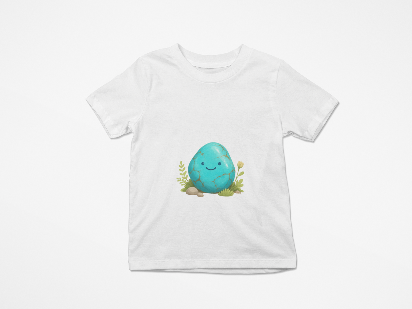 December Turquoise Toddler Tee - Peace, Protection, Luck