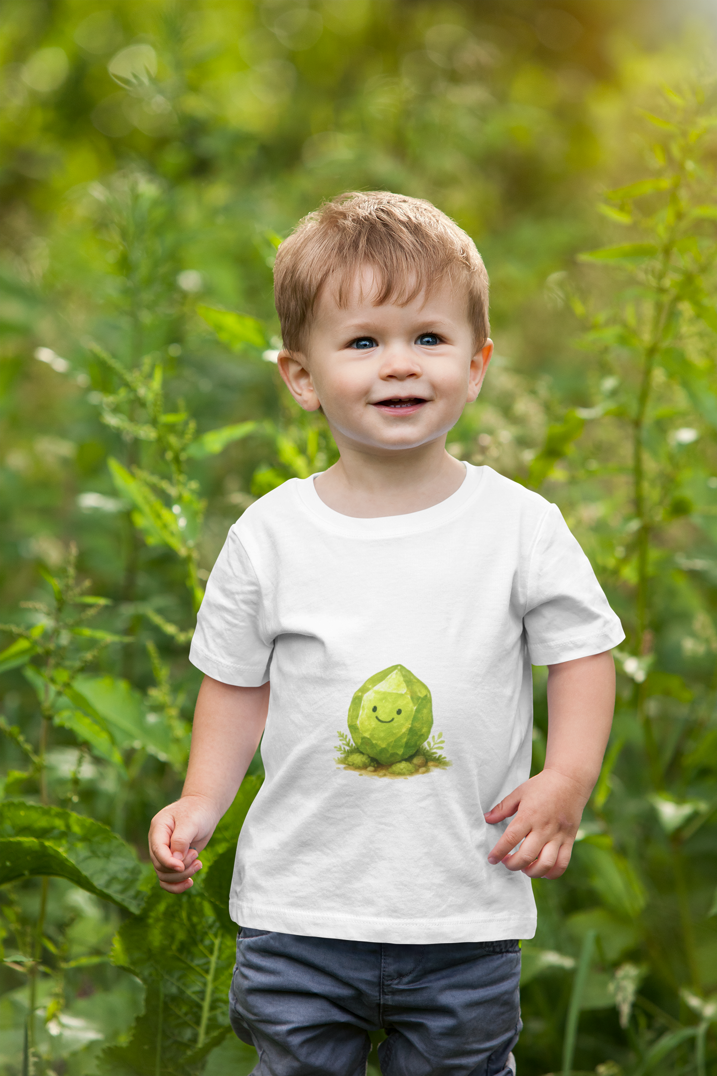 August Peridot Toddler Tee - Growth, Renewal, Positivity