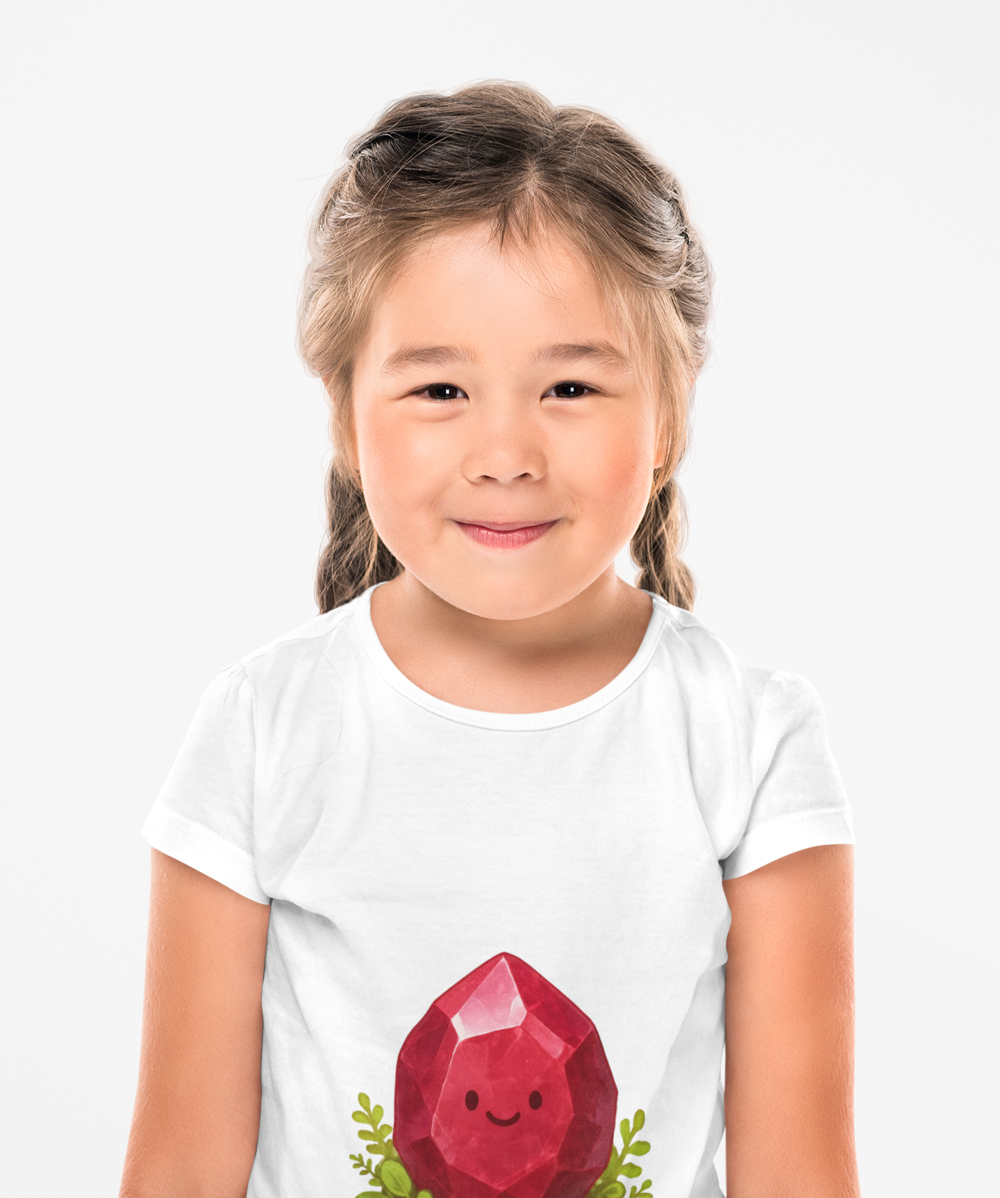 July Ruby Toddler Tee - Happiness, Love, Courage