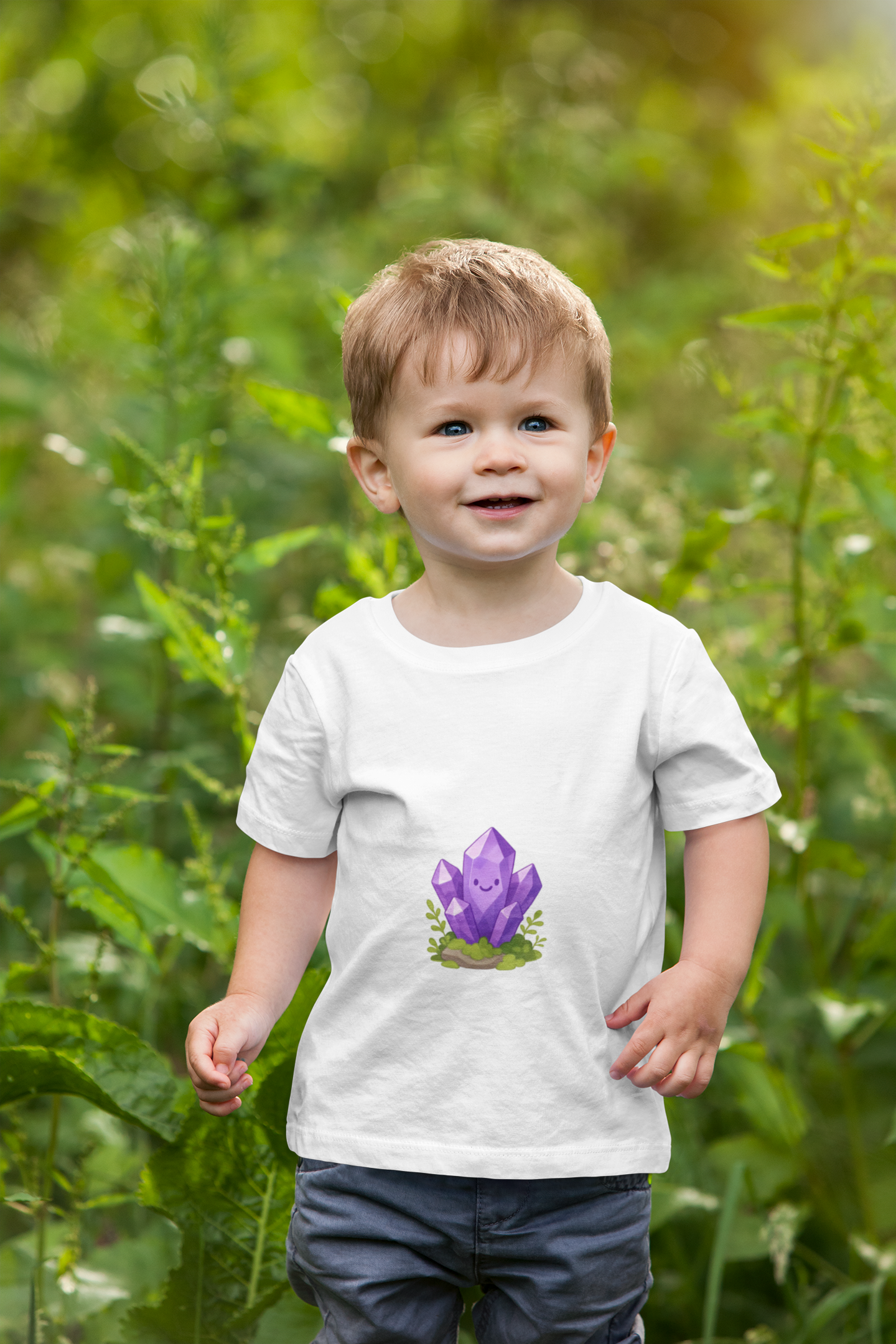 February Amethyst Toddler Tee — Sincerity, Faith, Loyalty