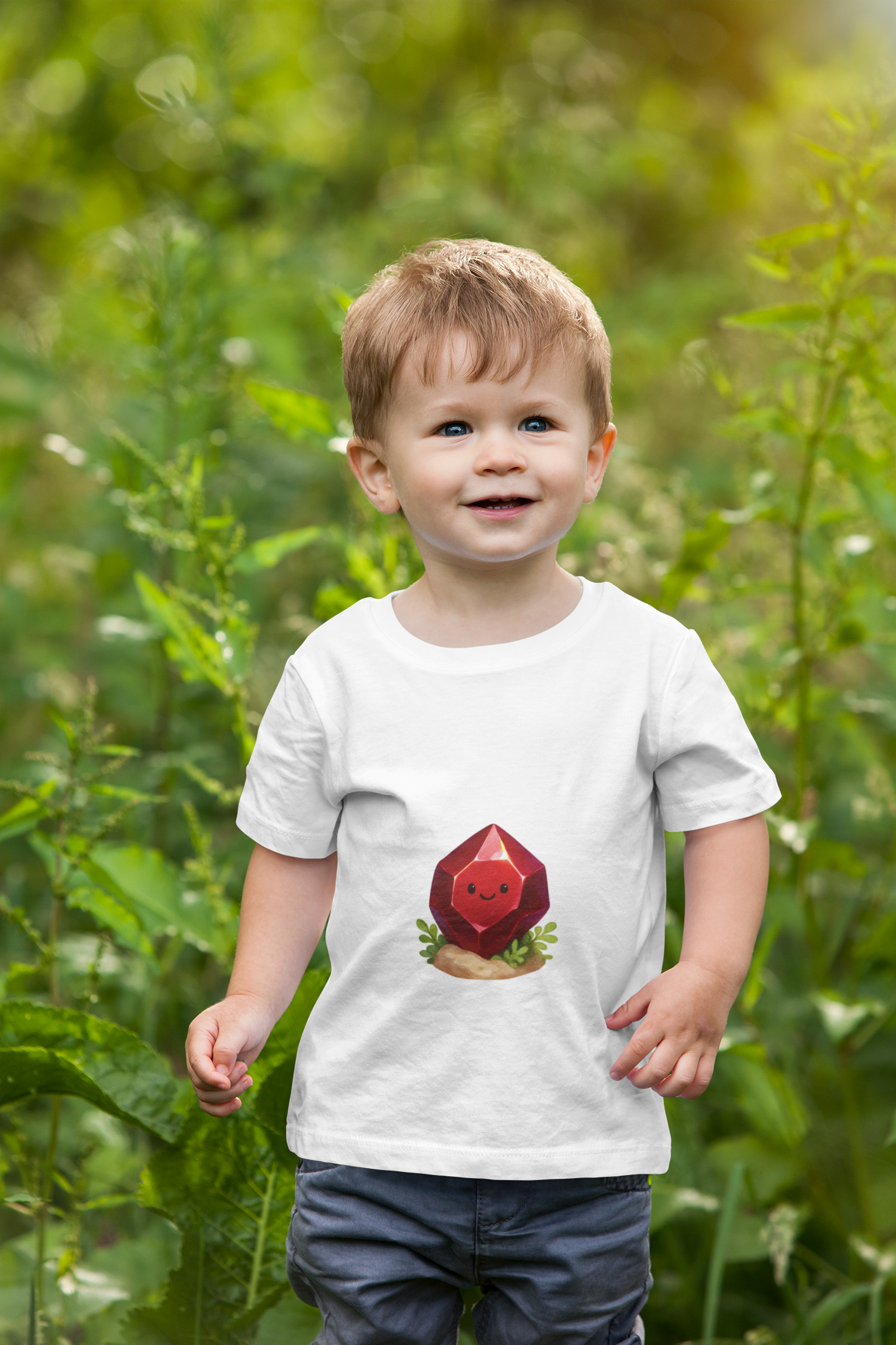 January Garnet Toddler Tee — Sincerity, Faith, Loyalty