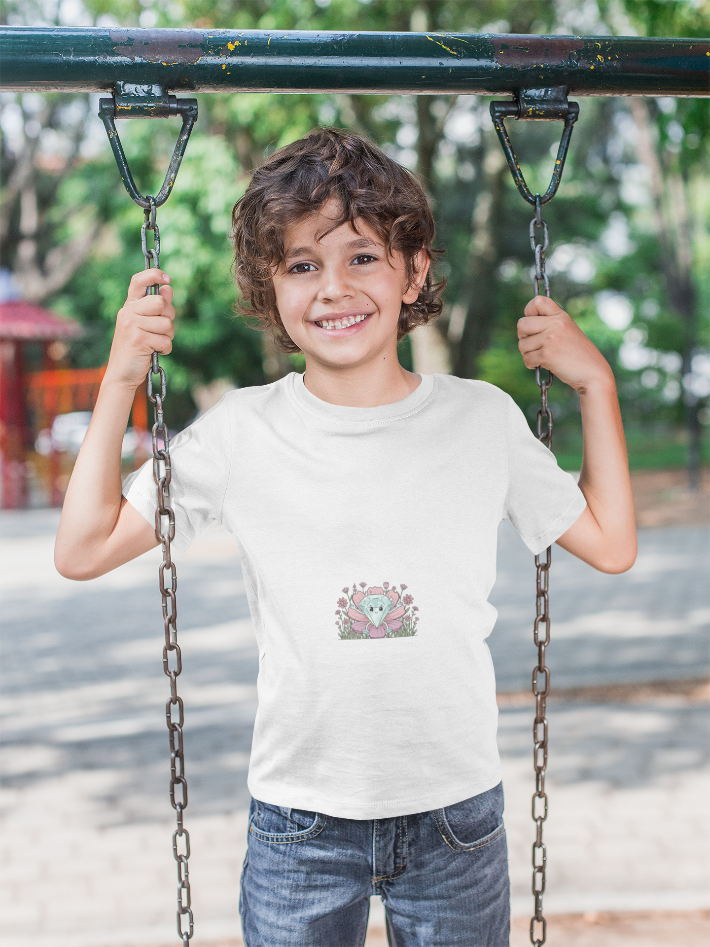 April Diamond Kids Heavy Tee - Love, Strength, Unity