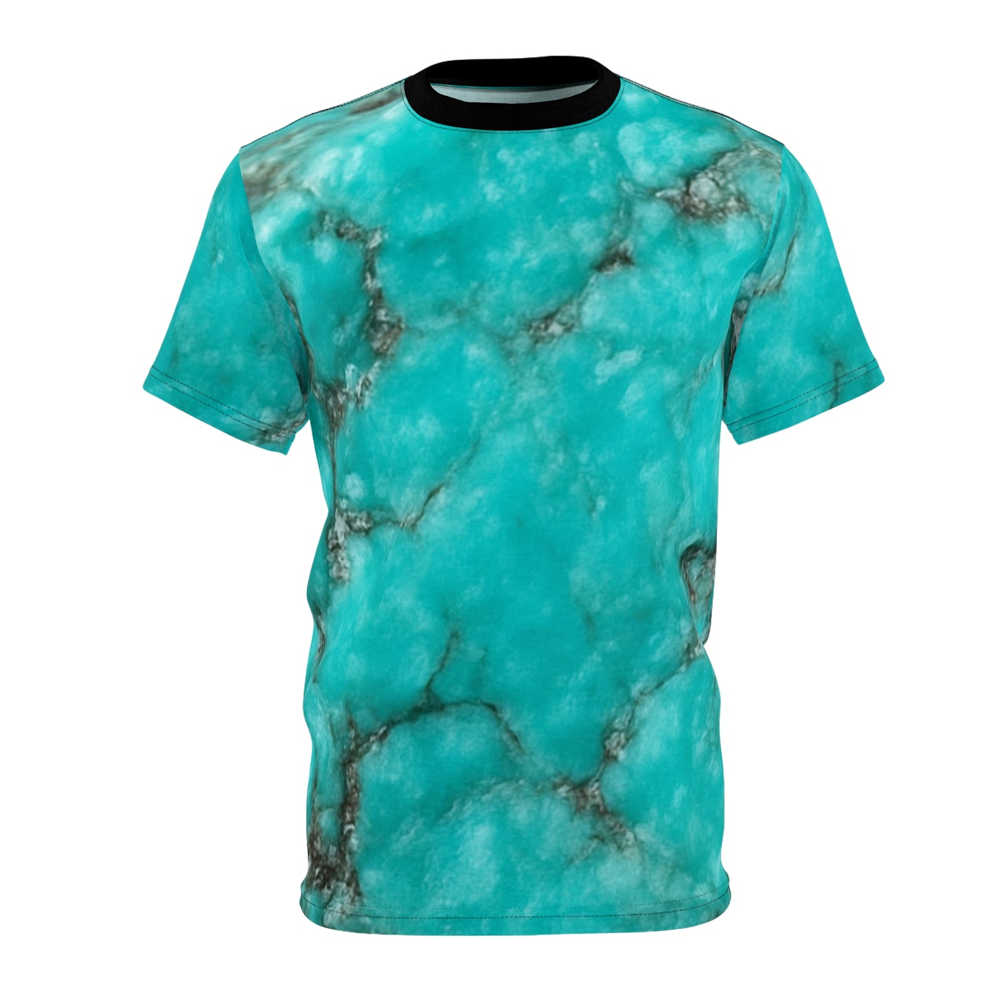 Tee Turquoise Graphic - Communication, Protection, Peace