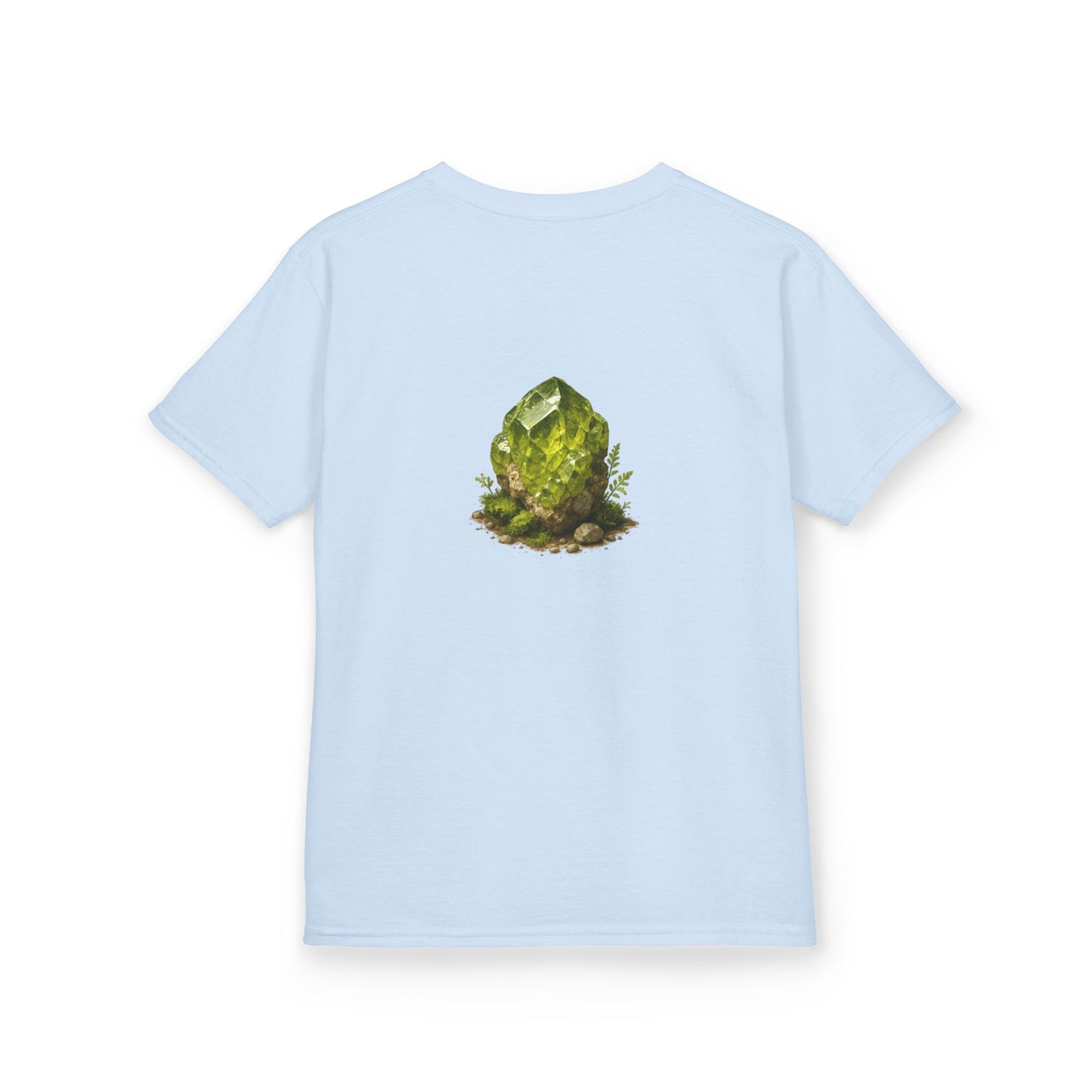 August Peridot Kids Heavy Tee - Growth, Renewal, Positivity