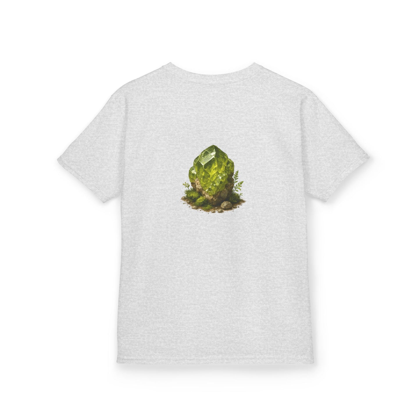 August Peridot Kids Heavy Tee - Growth, Renewal, Positivity