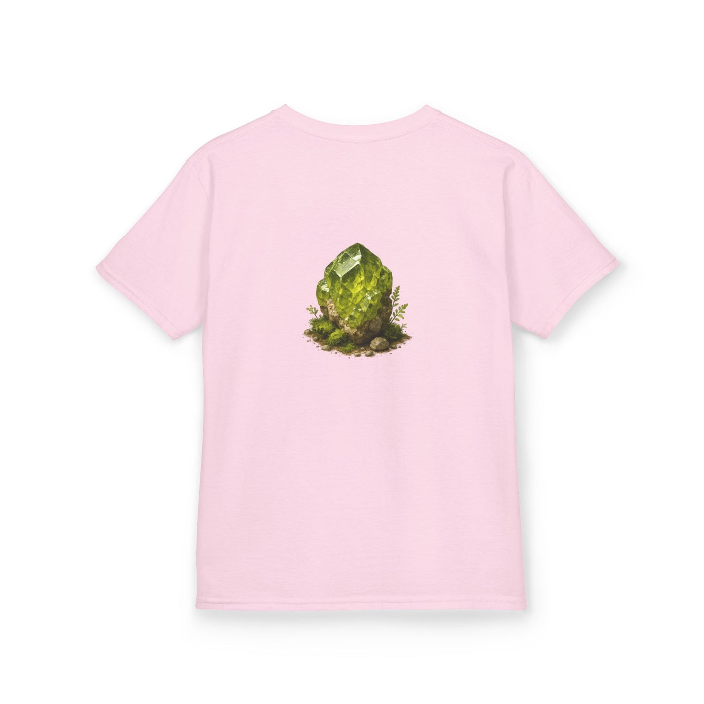 August Peridot Kids Heavy Tee - Growth, Renewal, Positivity