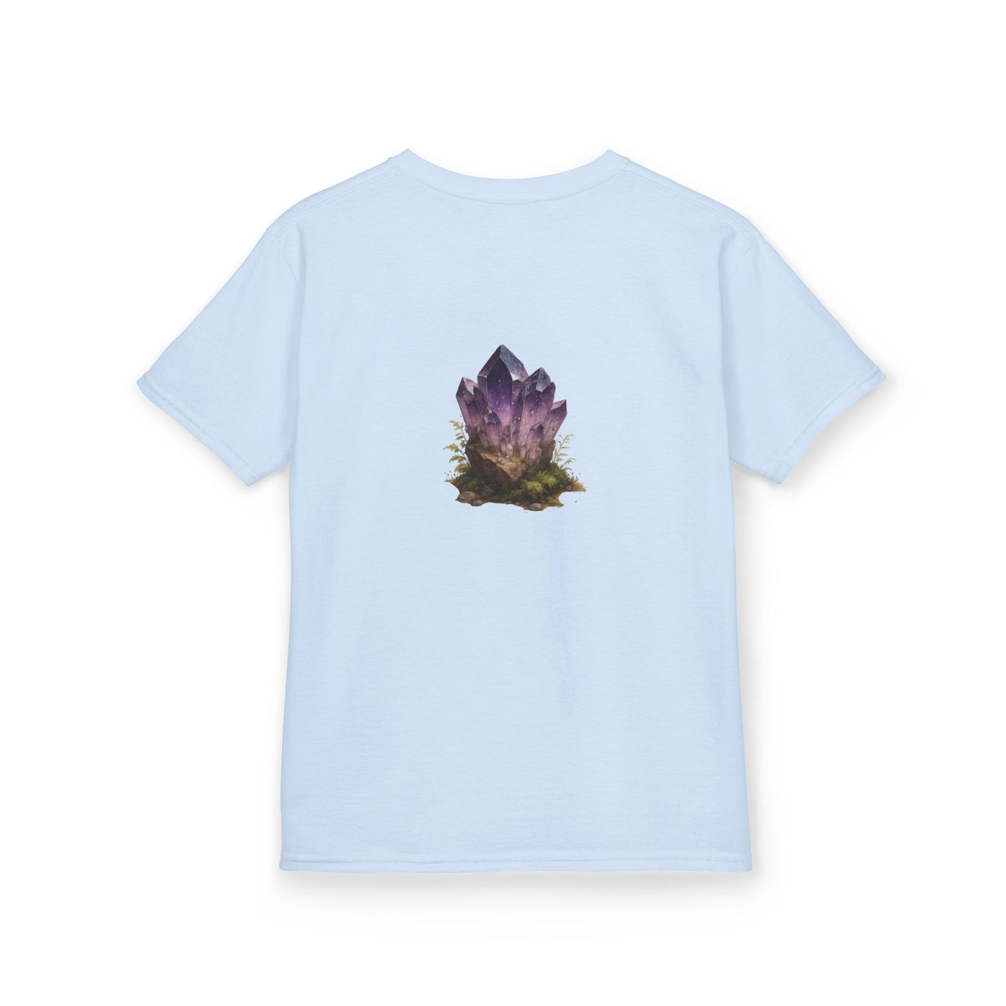 February Amethyst Kids Heavy Tee — Sincerity, Faith, Loyalty